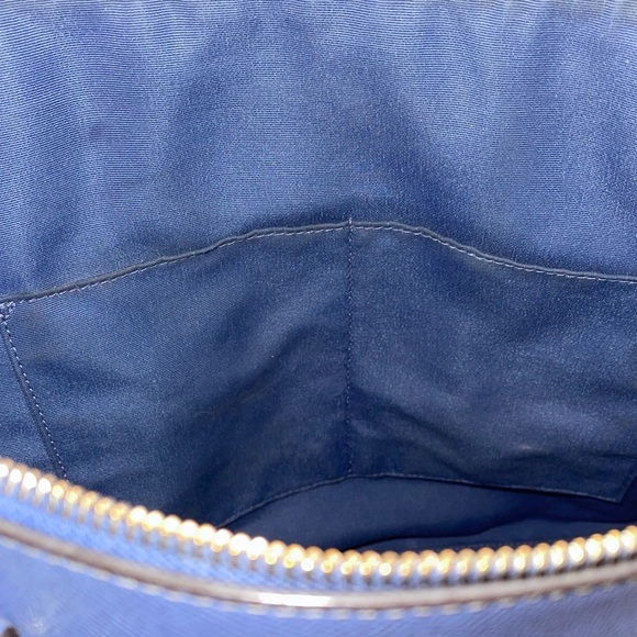 Coach Large Royal Blue Leather Tote G1978-F79608 Striking Coach BIG - Picture 9 of 10